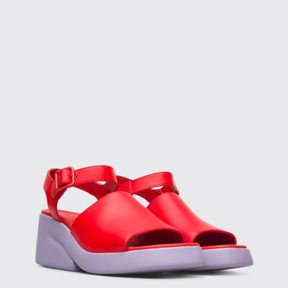 Camper Kaah red sandals/heels (brand new with box) - Picture 4 of 5